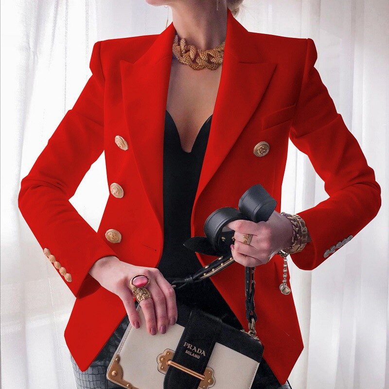 Blazer femme coupe structurée, huit coloris, du S au 2XL