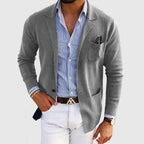 Blazer homme coupe ajustée, cinq coloris, du XS au 2XL, gris