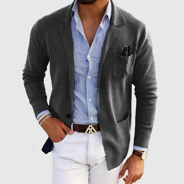 Blazer homme coupe ajustée, cinq coloris, du XS au 2XL