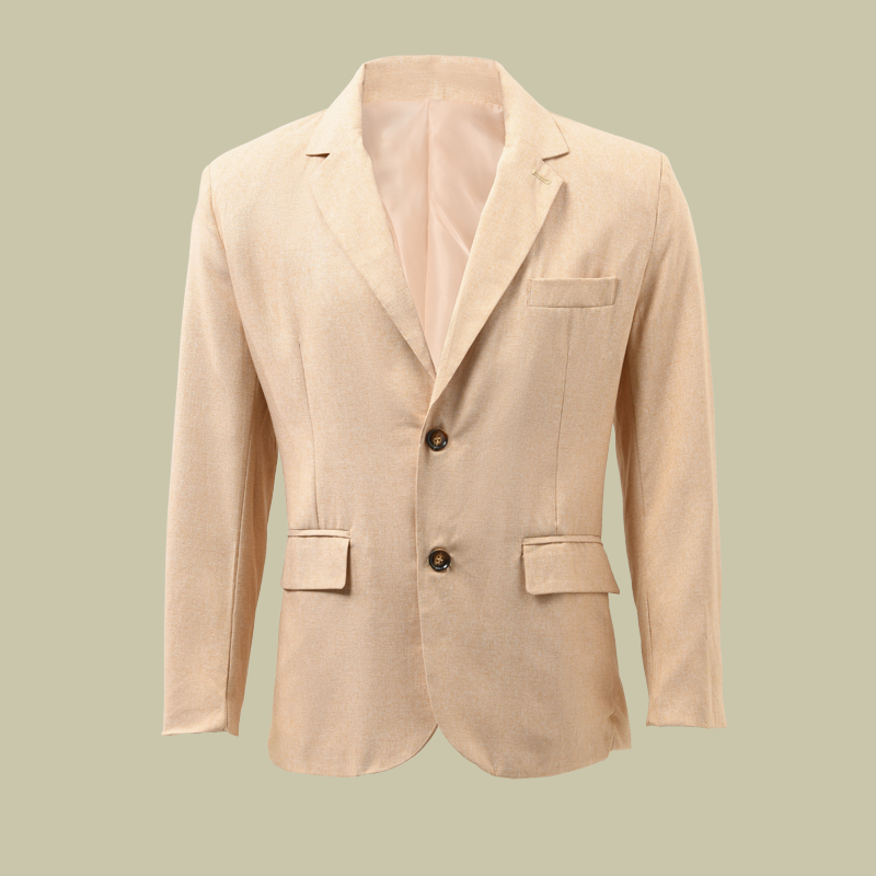 Blazer homme décontracté à deux boutons, trois coloris