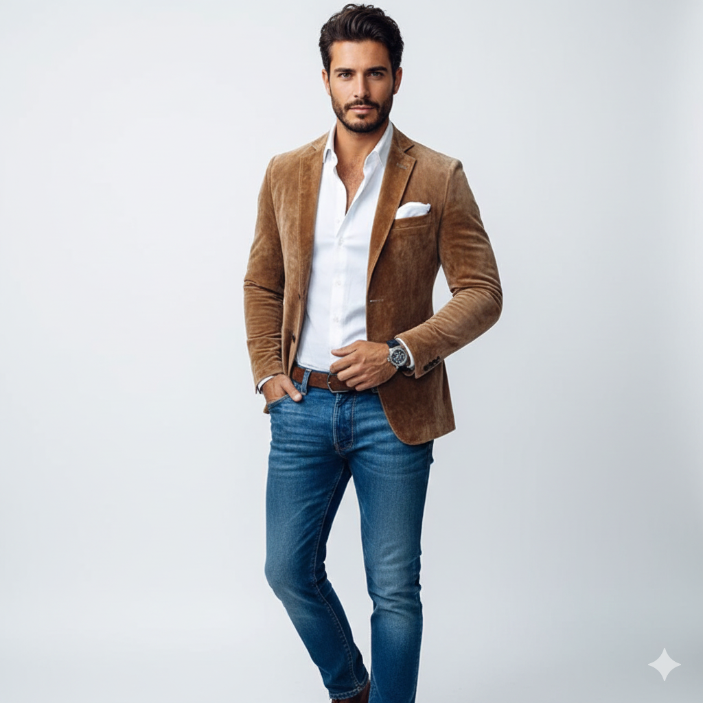 Blazer homme coupe ajustée, du XS au 4XL
