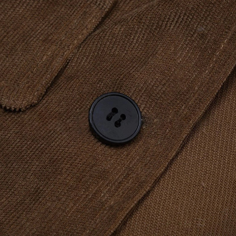 Blazer homme en velours côtelé, coupe ajustée, quatre coloris