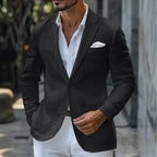 Blazer homme d'été coupe moderne, cinq coloris, du S au 3XL, noir