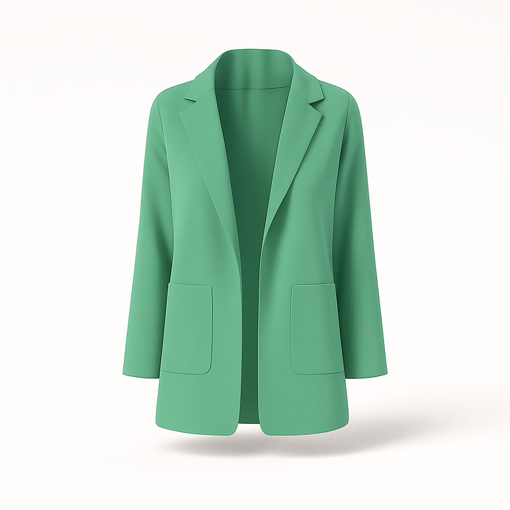 Blazer long femme pour l'automne, quinze coloris, du S au 3XL, bleu clair