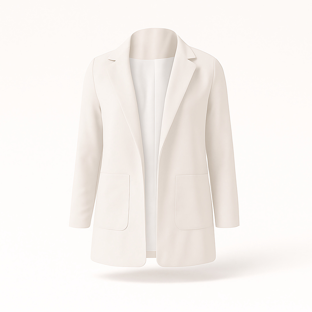 Blazer long femme pour l'automne, quinze coloris, du S au 3XL, blanc