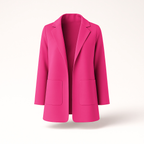 Blazer long femme pour l'automne, quinze coloris, du S au 3XL, rose