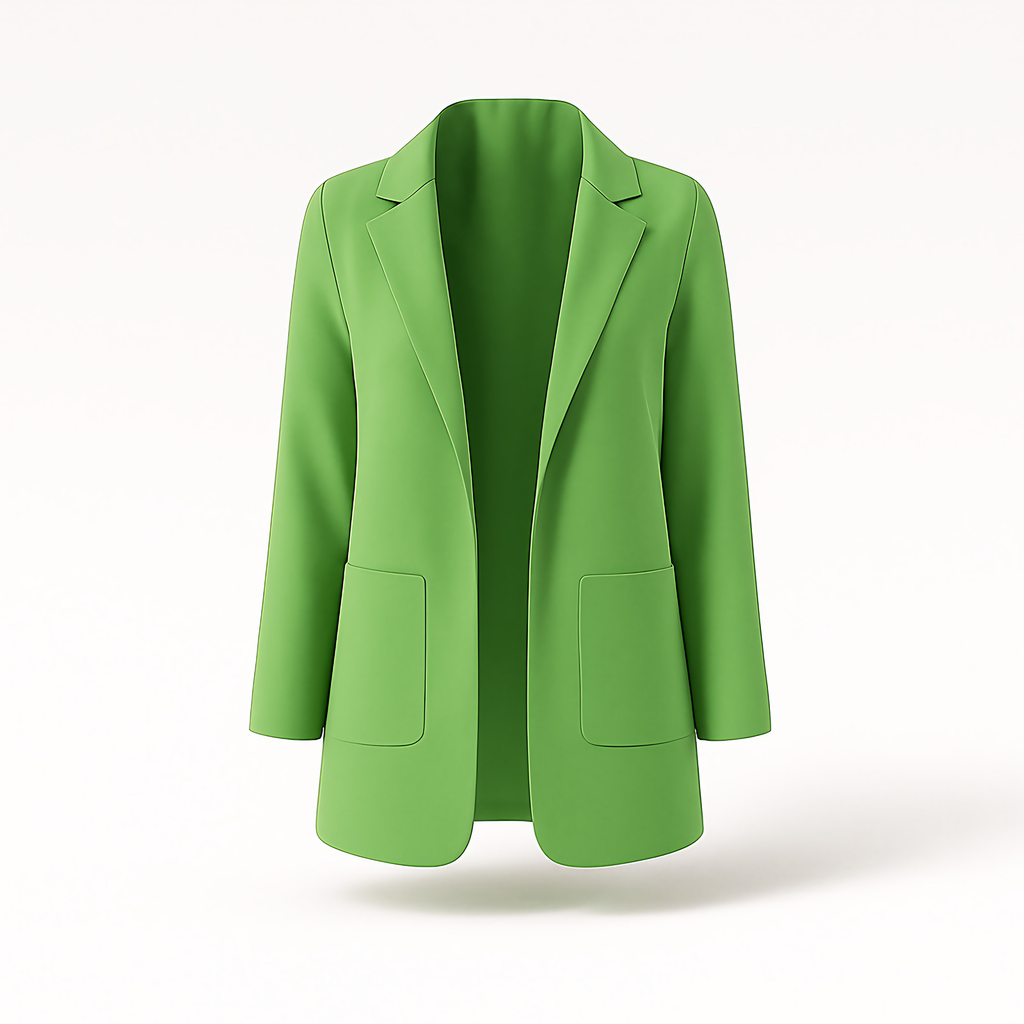 Blazer long femme pour l'automne, quinze coloris, du S au 3XL, vert clair