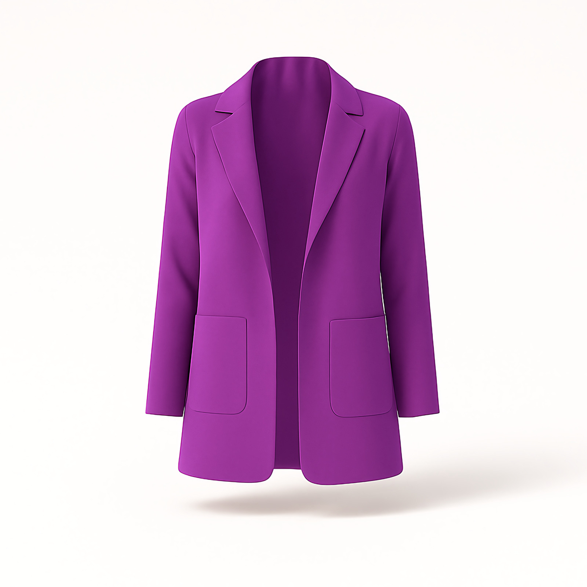 Blazer long femme pour l'automne, quinze coloris, du S au 3XL, violet