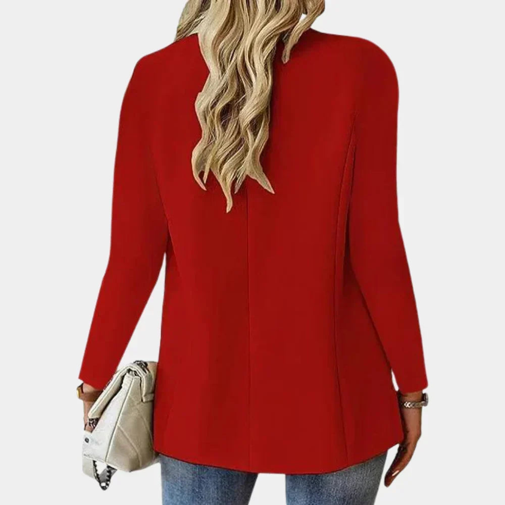 Blazer femme extensible à simple boutonnage, huit coloris
