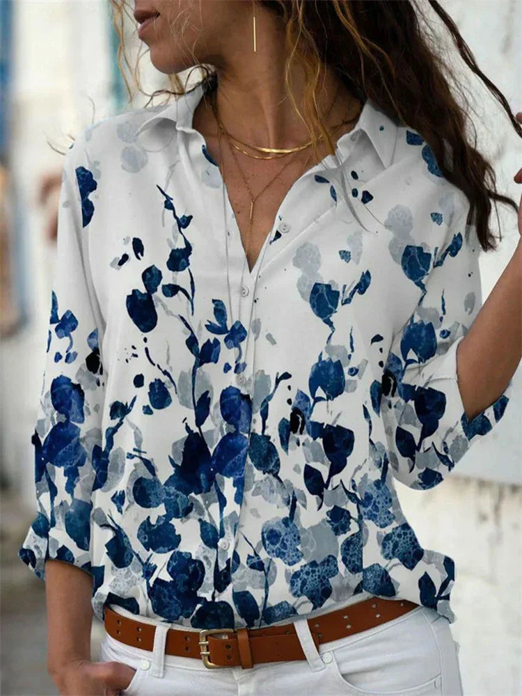 Blouse femme légèrement évasée, six coloris, du S au 5XL, bordeaux