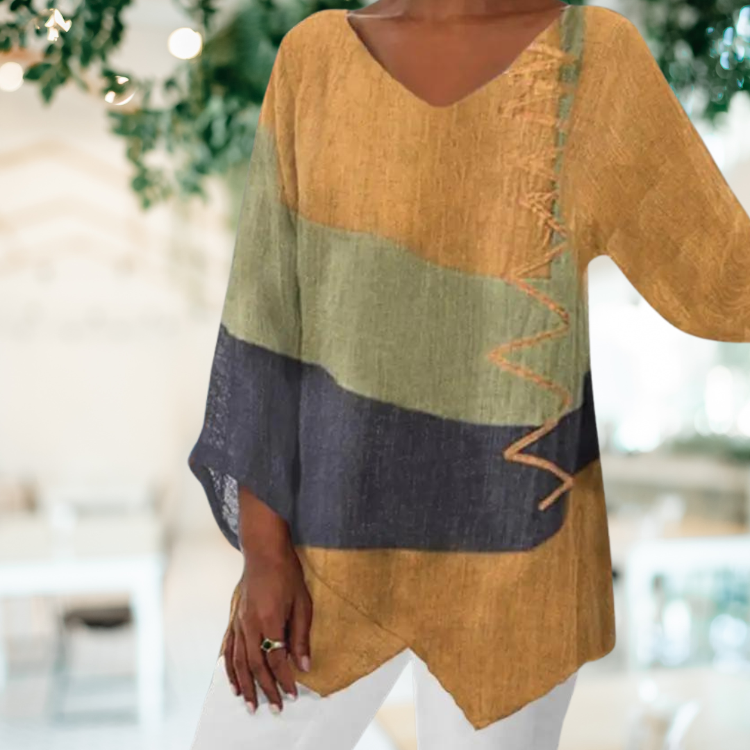 Blouse femme d'été à dentelle et broderies, du S au 5XL, jaune
