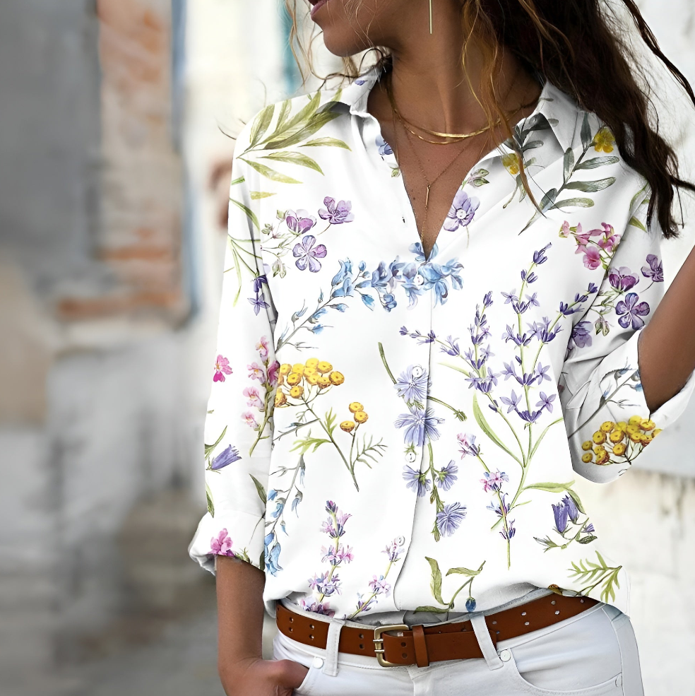 Blouse femme ample à imprimé, du XS au 3XL, quatre coloris