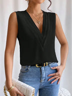 Blouse sans manches femme, cinq coloris, du S au 3XL