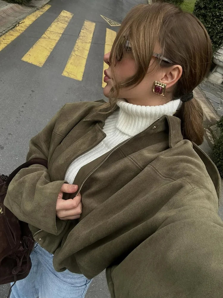 Blouson aviateur femme zippé, coupe bomber, printemps et été