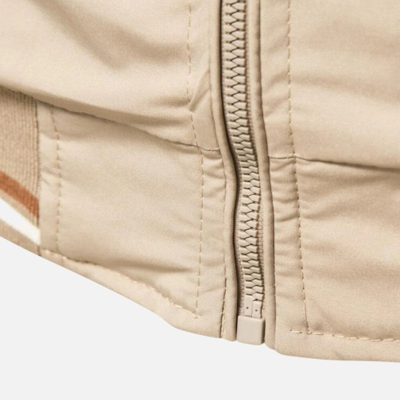 Blouson bomber homme à finitions bicolores, quatre coloris