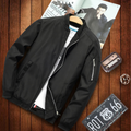 Blouson bomber homme multipoches coupe-vent, du S au 4XL, noir