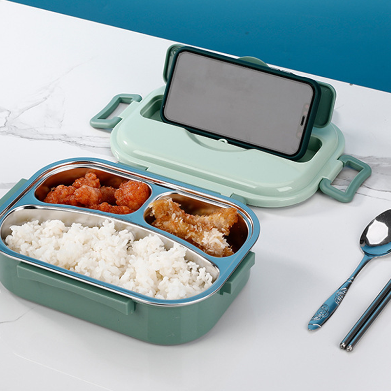Boîte à lunch isotherme à compartiments avec bol à soupe