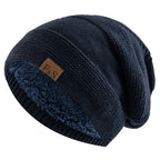Bonnet en polaire mixte pour tour de tête 54 à 58 cm, cinq coloris, bleu marine