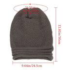 Bonnet en maille femme, forme ample extensible, six coloris