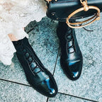 Bottes femme classiques doublées, semelle antidérapante, du 34 au 44