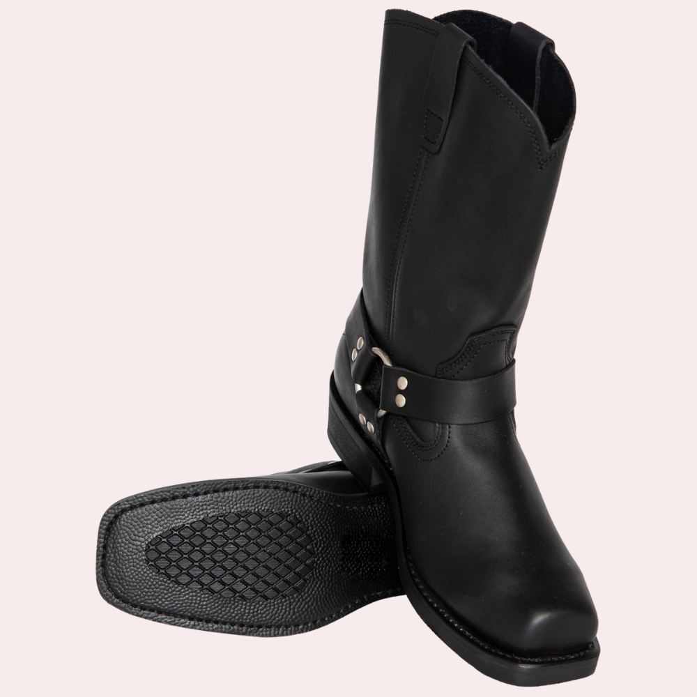 Bottes de cow-boy homme, semelle intérieure matelassée, du 39 au 44