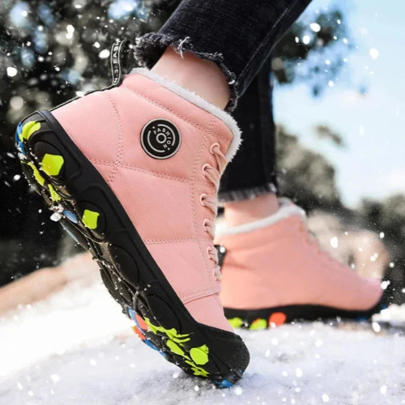 Bottes d'hiver enfant imperméables, doublure polaire, du 30 au 39