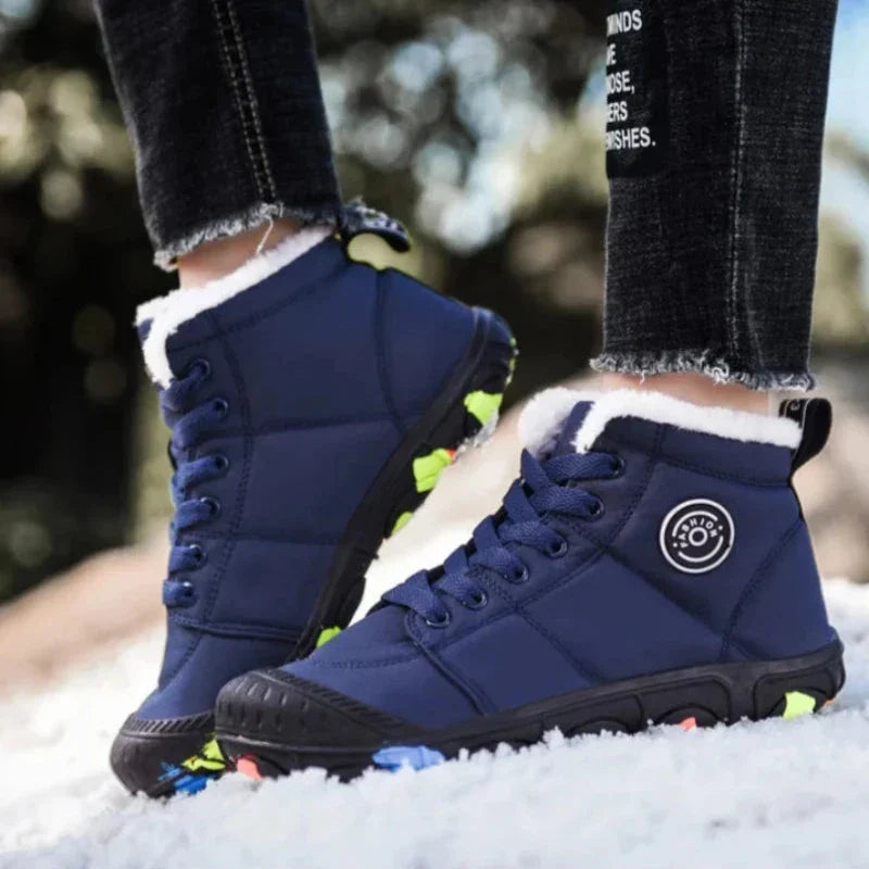 Bottes d'hiver enfant imperméables, doublure polaire, du 30 au 39