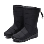 Bottes hautes d'hiver femme fourrées, imperméables, du 36 au 43