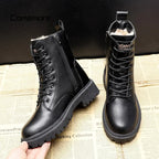Bottes d'hiver femme noires, du 35 au 40