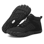 Bottes d'hiver pieds nus mixtes, doublure chaude, du 35 au 48, noir