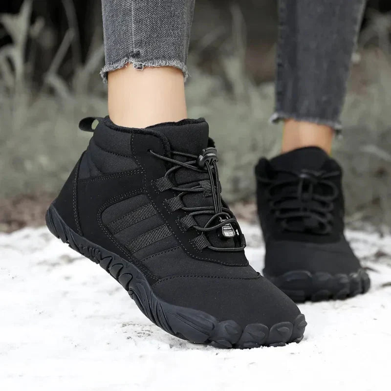Bottes d'hiver pieds nus mixtes, doublure chaude, du 35 au 48