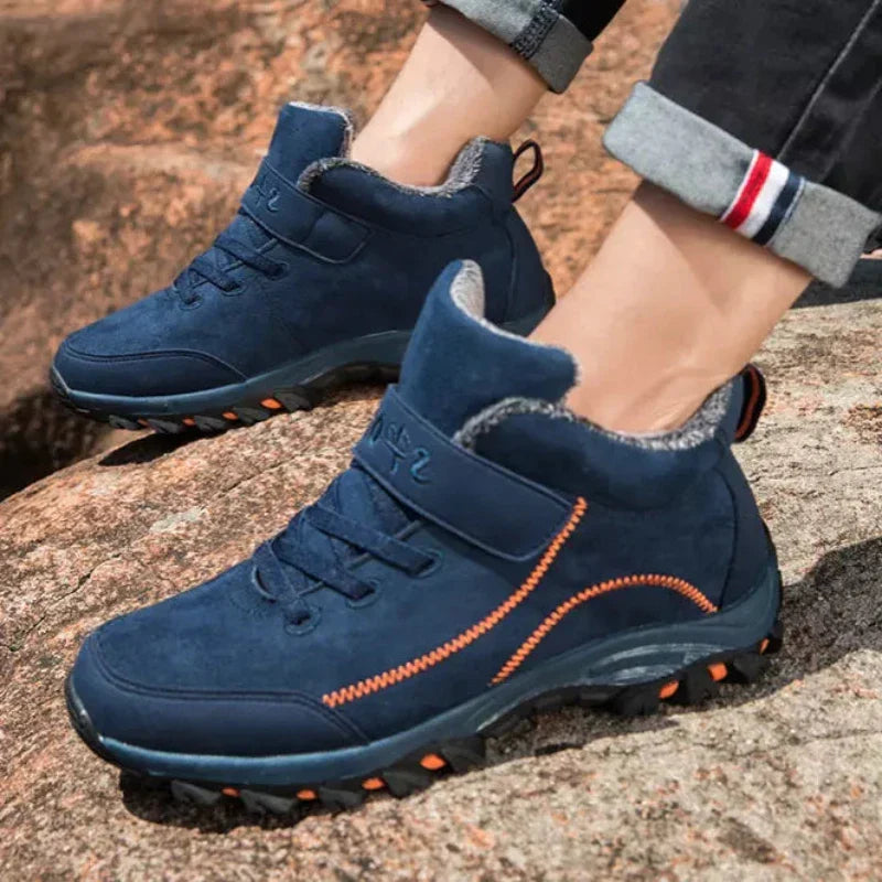 Bottes d'hiver mixtes imperméables, doublure fourrée