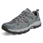 Chaussures de montagne femme imperméables, semelle antidérapante, gris