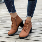 Bottines à talon haut femme, zip latéral, quatre coloris