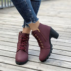 Bottines à talon haut femme, zip latéral, quatre coloris