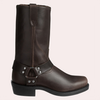 Bottes de cowboy homme pour l'automne et l'hiver, marron