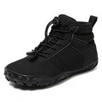 Bottes de neige enfant fourrées, semelle antidérapante, noir