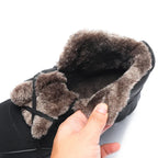 Bottes de neige homme fourrées, semelle antidérapante, 39 au 46