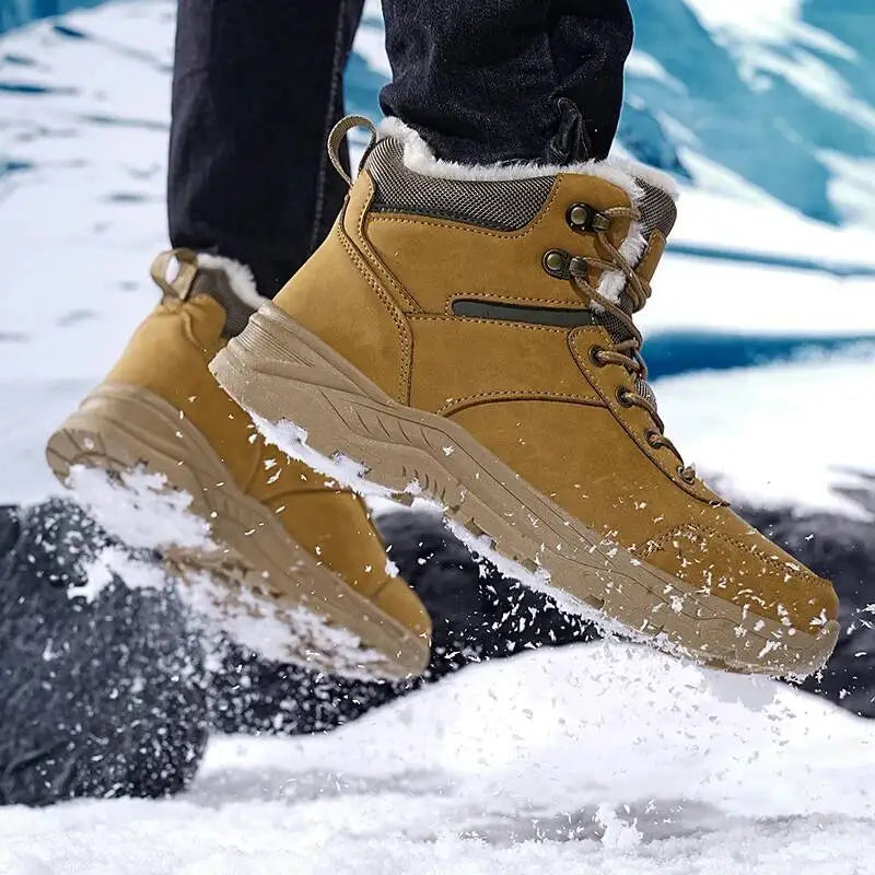 Bottes de neige montantes unisexe, doublure chaude, du 39 au 48