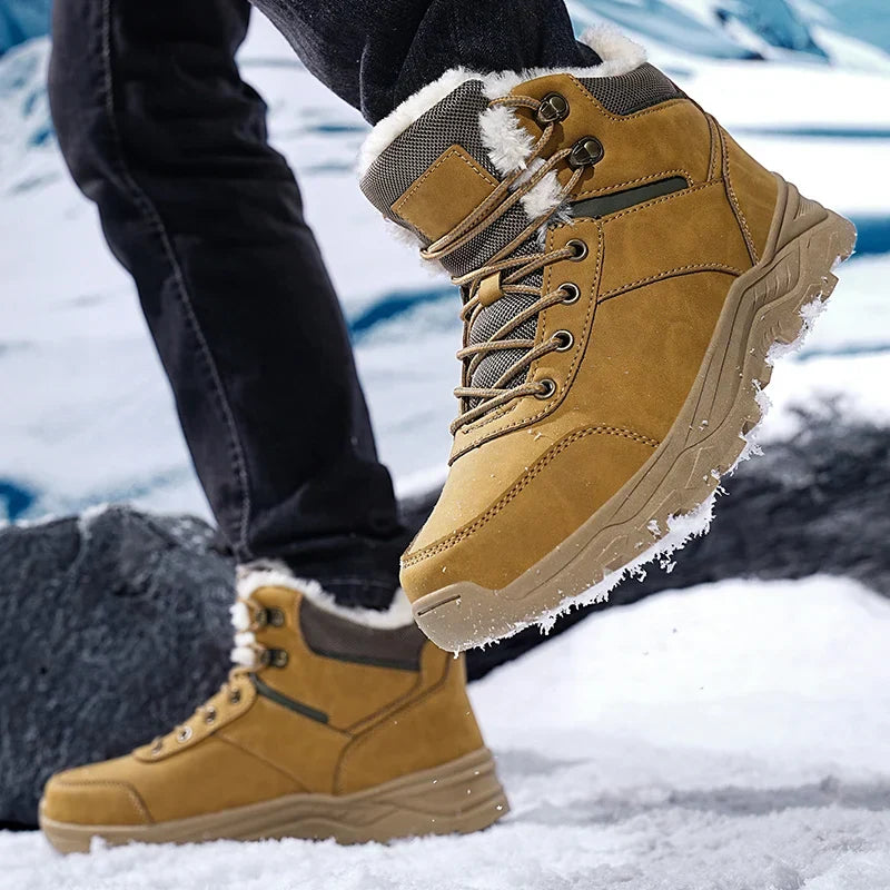 Bottes de neige montantes unisexe, doublure chaude, du 39 au 48