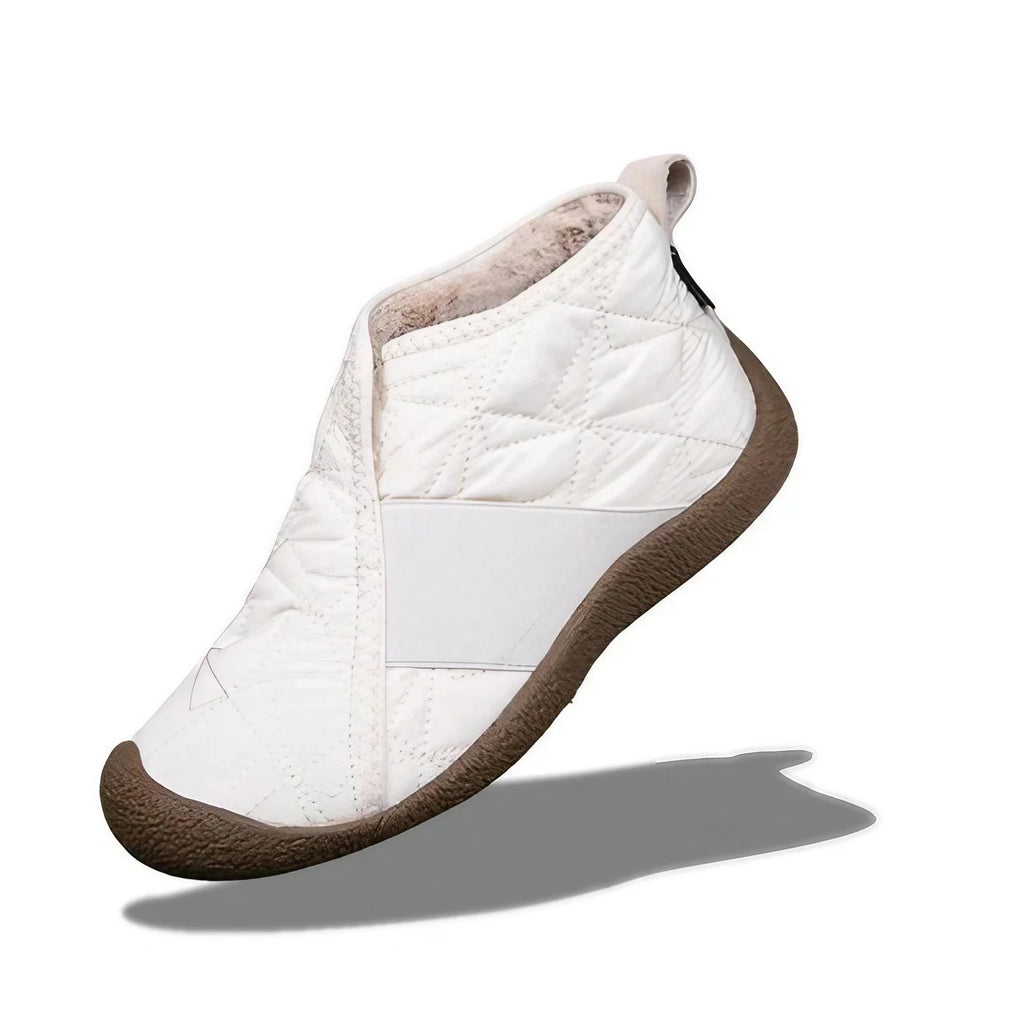 Bottes de neige femme matelassées, imperméables, doublure peluche