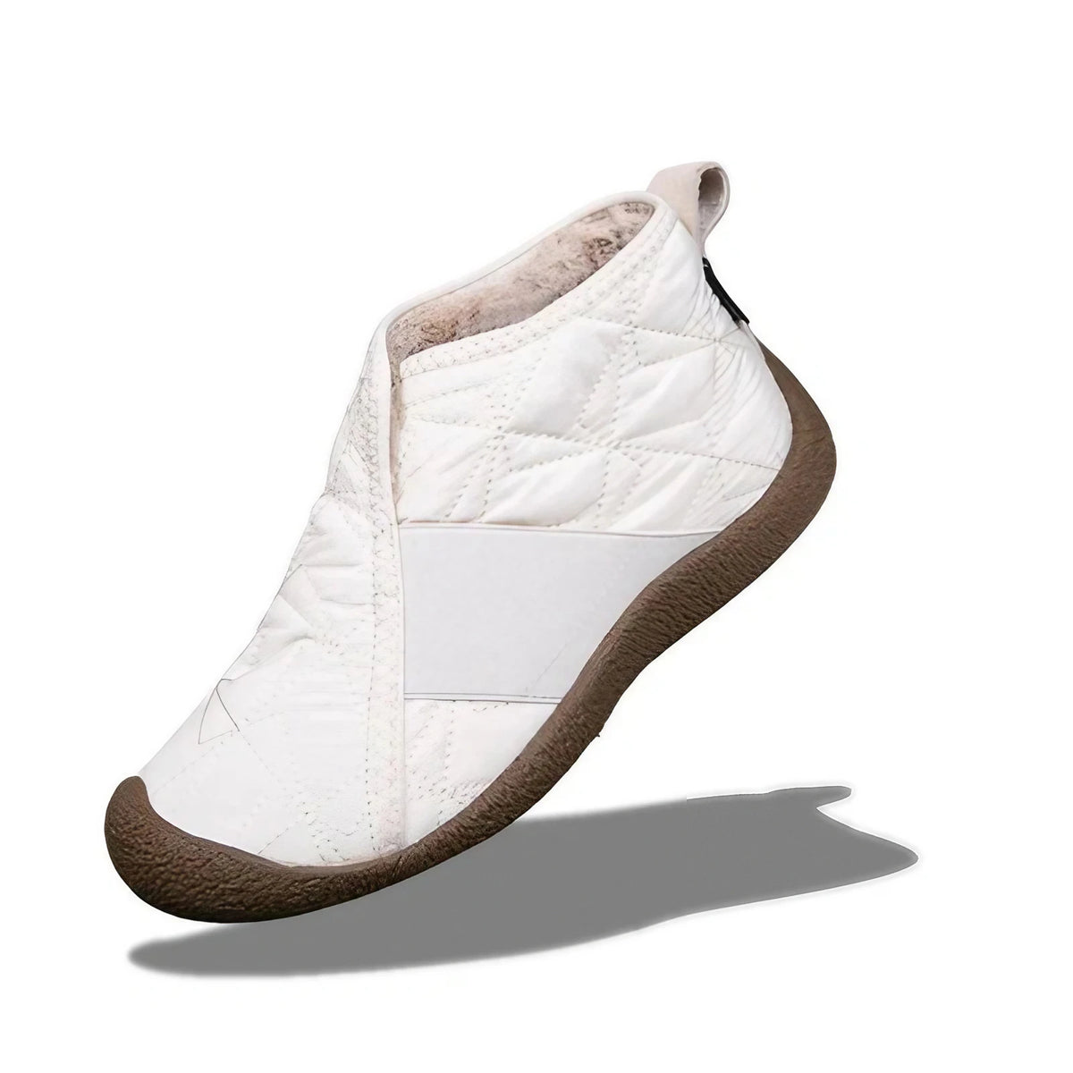 Bottes de neige femme matelassées, imperméables, doublure peluche