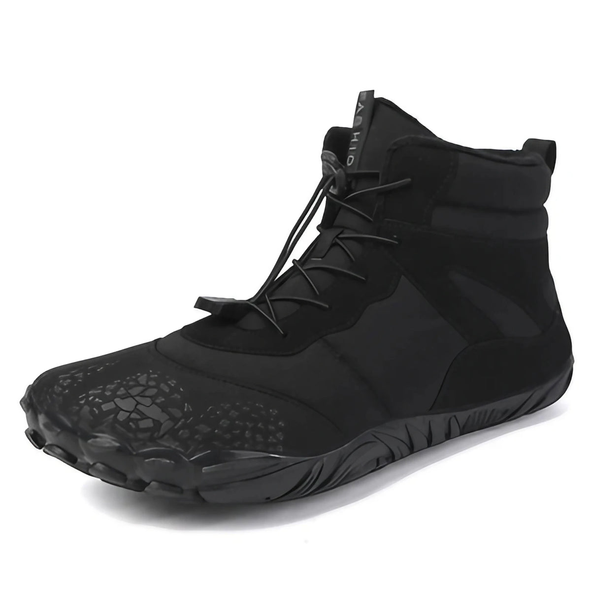 Bottes de neige pieds nus mixtes, doublées, du 36 au 46, noir