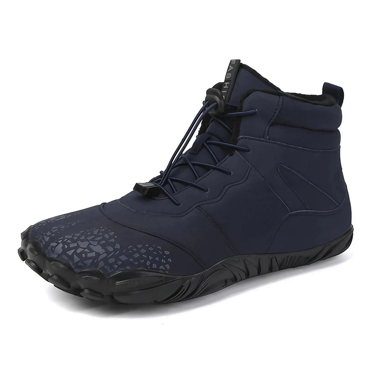 Bottes de neige pieds nus mixtes, doublées, du 36 au 46, bleu