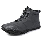 Bottes de neige pieds nus mixtes, doublées, du 36 au 46, gris