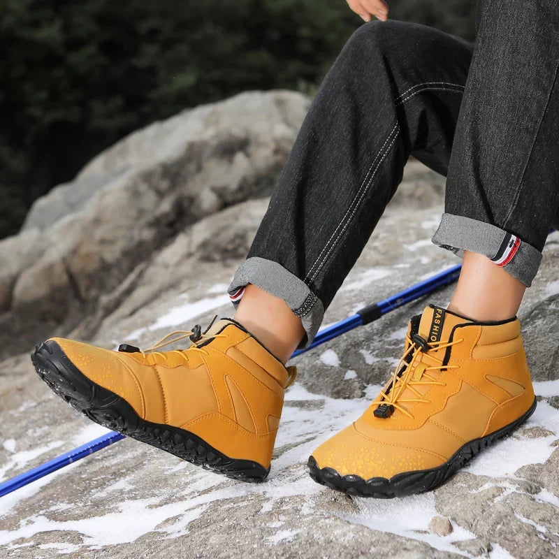 Bottes de neige pieds nus mixtes, doublées, du 36 au 46