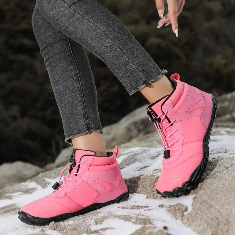 Bottes de neige pieds nus mixtes, doublées, du 36 au 46