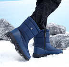 Bottes de neige mixtes mi-mollet, doublure peluche, 36 au 46
