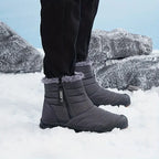 Bottes de neige mixtes imperméables, doublure peluche, 36 au 46