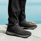 Bottes de neige mixtes imperméables, doublure peluche